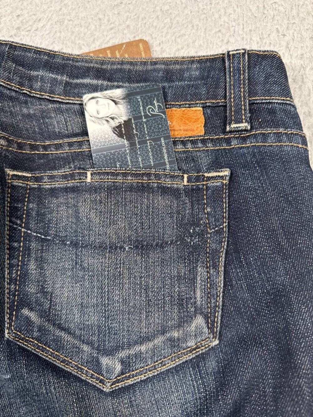 Paige Maternity Premium Denim Flare Jeans 29 Comfort Office Casual Hippie Y2K - Picture 8 of 14